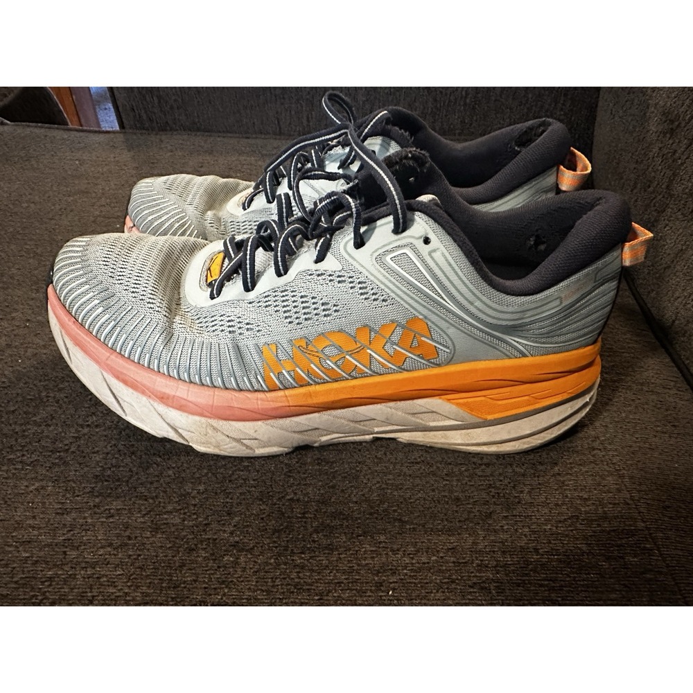 Size 10.5 - Hoka One One Bondi 7 Blue Haze Women's